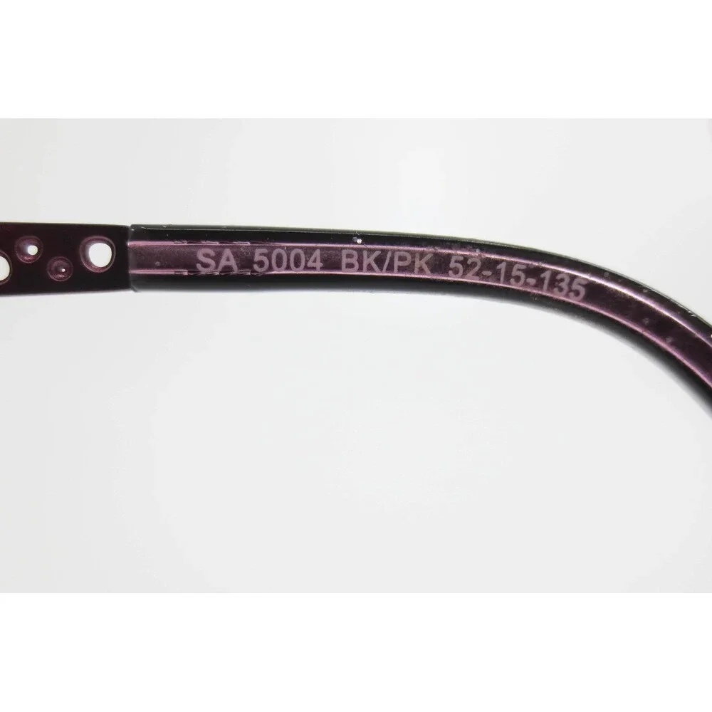 Saks Fifth Avenue SA 5004 BK/PK Black Pink Glitter Eyeglass Frames 52-15-135